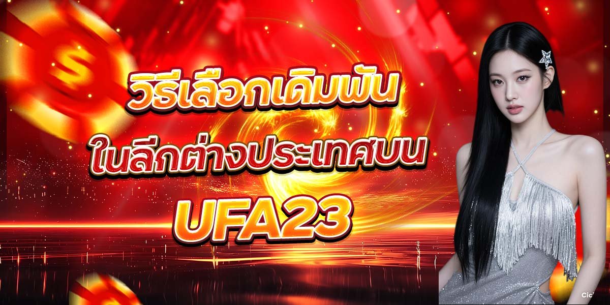 วิธีเลือกเดิมพัน ในลีกต่างประเทศบน UFA23